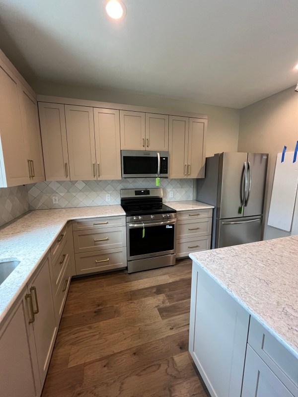 A finished kitchen after a clean